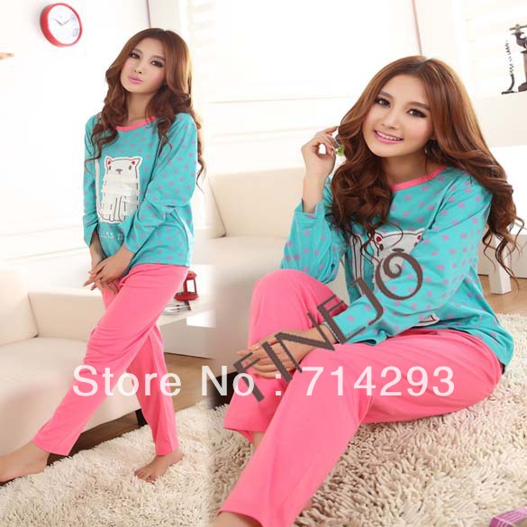 FREE SHIPPING,female pajamas ,pajama set for Women /Lady,homewear, cheap 9282