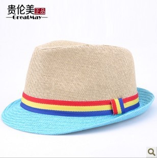 Free shipping female summer fresh fedoras sun-shading jazz hat strawhat for wemen HC201316