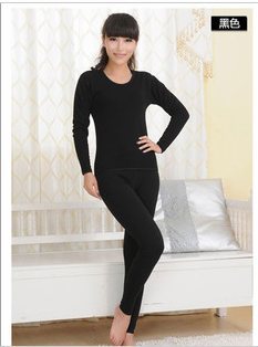 FREE  SHIPPING   Female   thermal underwear hot  top  warm  Add  the  wool with  velvet