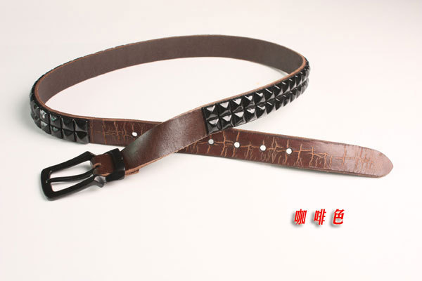 Free Shipping First layer of cowhide wide belt all-match female fashion genuine leather belt coffee strap p026