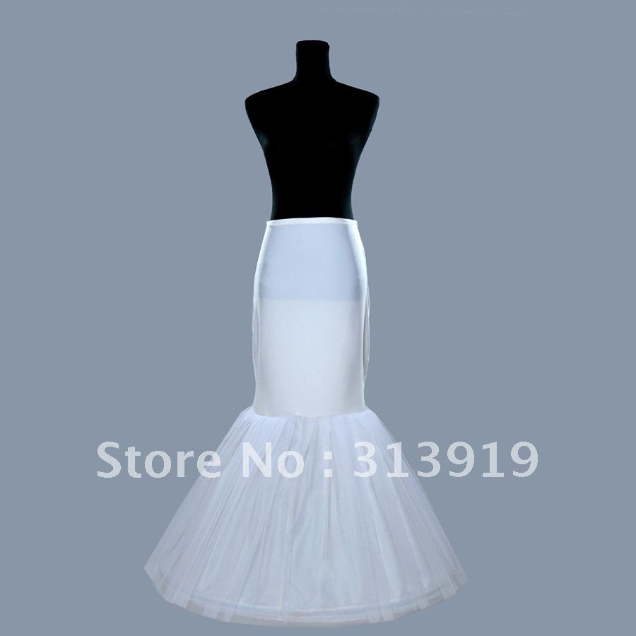 free shipping fishtail dress petticoat strech fabric for hip and waistband.