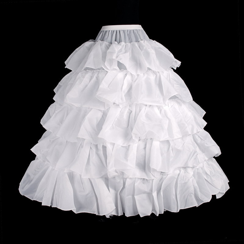 Free shipping five layer bridal princess ball gown petticoat