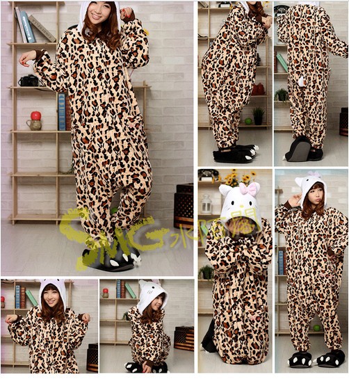 Free Shipping Fleece Kigurumi Pajamas Cosplay Pyjamas Cartoon Animal Pajamas Animal Sleepwear Unisex