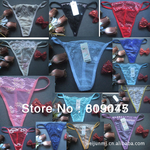 Free Shipping Floral G-string Sexy Lingerie Women Panty Sexy Underwear Lady Thong  Intimate Wear T36,sexy g string  87021-2