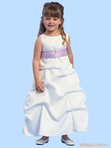 Free shipping flower girl dress,wholesale&retail 2011 the lastest style little girl's party dress