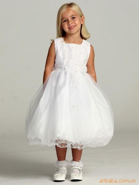 Free shipping flower girls dress,wholesale&retail 2011 the lastest style little girl's party dress,ball gown dress