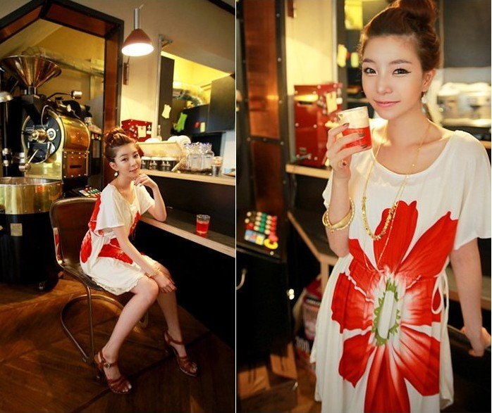 FREE SHIPPING!!! FLOWER T-THIRT FOR MATERNITY