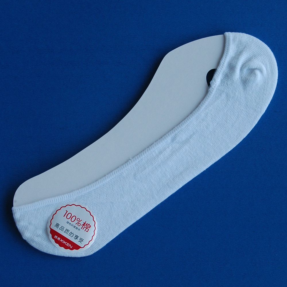 Free-shipping for 10 pairs! "XIKEN" branded Women's Cotton slipper socks for summer,thin and invisible top to prevent fall-off,