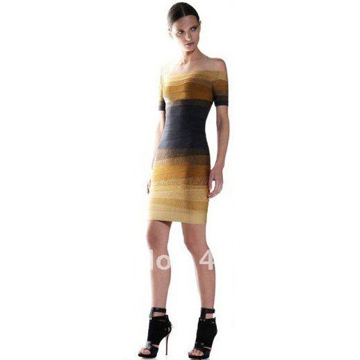 Free Shipping For Apac Region D037 Gradient Multicolor Short Sleeve Party Ball Dress