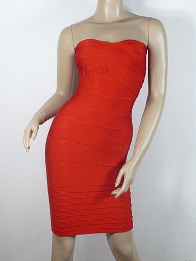 Free Shipping For Apac Region HL Bandage Dress H021 Res Strapless Evening Party Dress