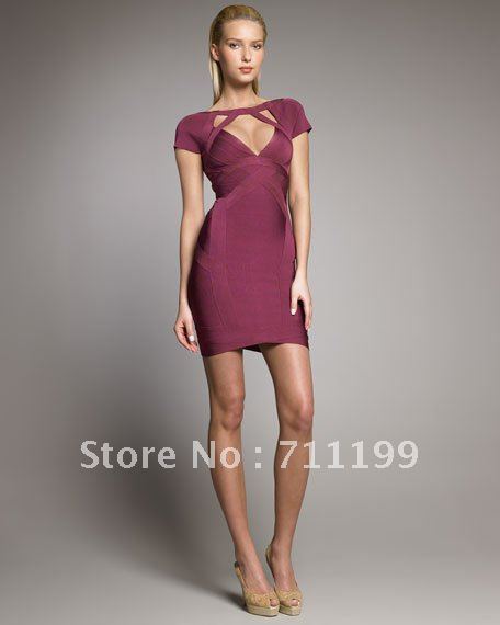 Free Shipping For Apac Region HL Bandage Dress HL206 Strap Evening Dress Cocktail Dress