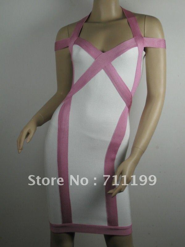 Free Shipping For Apac Region HL Bandage Dress HL250 Strap Evening Dress Party Dress
