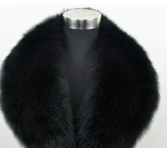 Free Shipping For High-grade fur collar length 75cm width 13cm