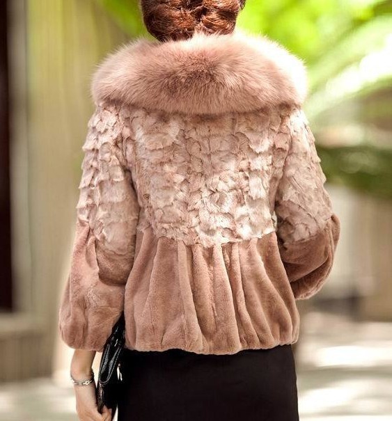 Free Shipping For High-grade Mink fur coat quality fox collars