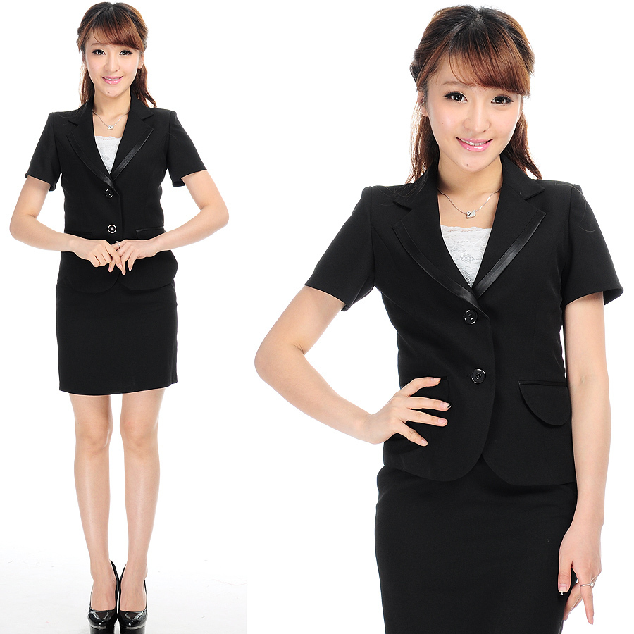 Free shipping Formal work wear suit women's work wear ol fashion 2012 summer professional skirt xf045