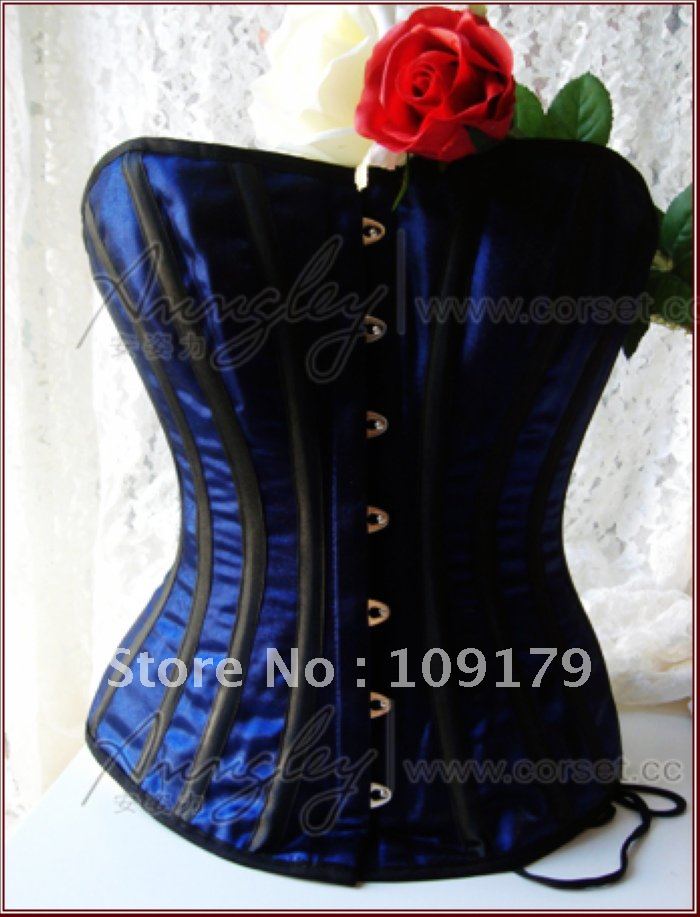 Free Shipping! Four Layer Fast Slim 4 inches Off  Waist  Fully Steel Boned Strong Tight Lacing Waist Cincher Corset Bustier