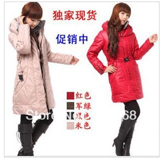 FREE SHIPPING FREE BELT 2013 winter luxury large thickening down coat ladies long jacket outwear fashion Hood coat xl.xxl.xxxl