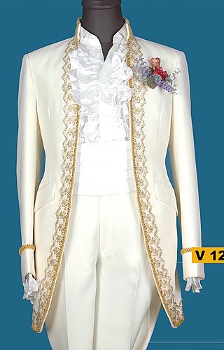 free shipping  free shirt free tie free vest with golden emboridery white wedding tuxedos  Single-Breasted  mens suits NO.0195