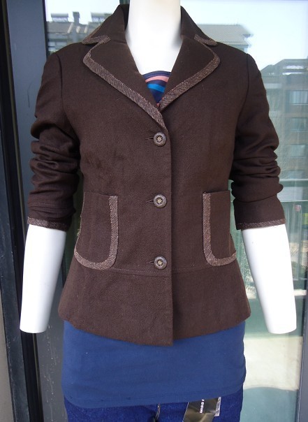 Free Shipping Full barege wool blazer