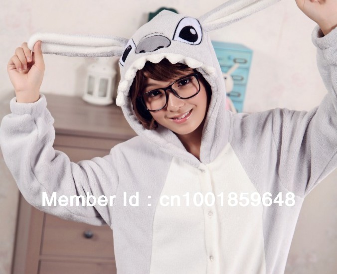 Free shipping full pajamas / cute coral fleece pajamas for women ladies sleepwear velvet Hoody