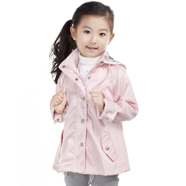 Free shipping Gary 2011 spring and autumn girls clothing long design trench turn-down collar outdoor casual thin outerwear 368