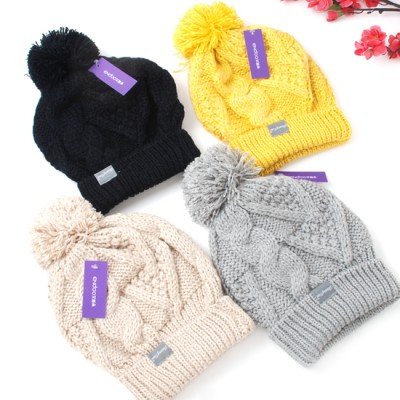 free shipping gentiana pattern unisex winter hat