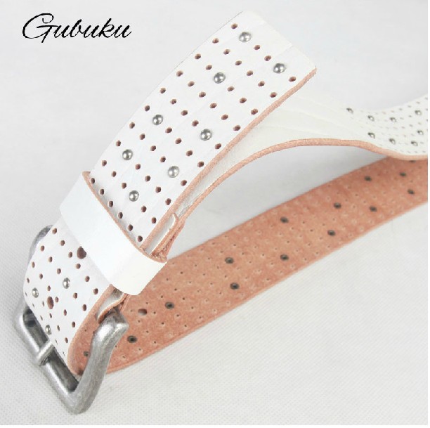 Free Shipping genuine leather casual  dressy belt cowhide belt male Women metal vintage strap