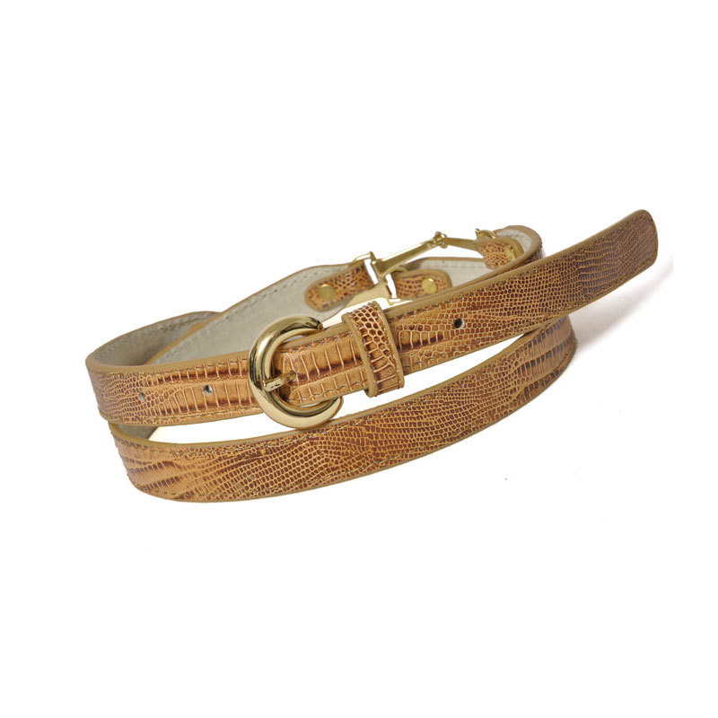 Free Shipping Genuine leather serpentine pattern elegant unique bilateral metal patchwork women's thin belt strap