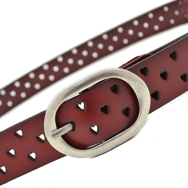 Free Shipping  genuine leather women's belt genuine leather women's strap fashion cutout belt female strap np
