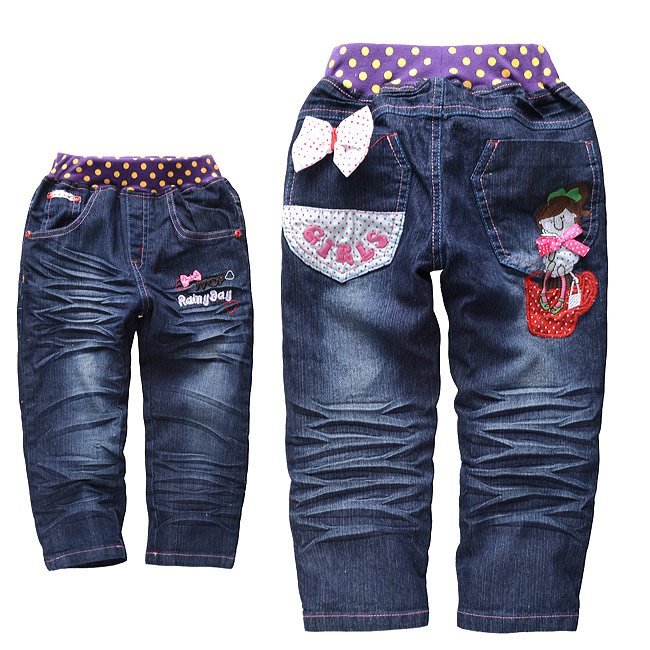 Free shipping girl lovely cowboy for autumn and spring wholesale and retail