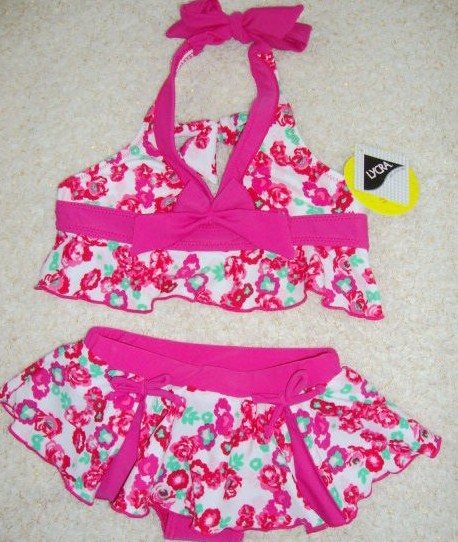 free shipping girl tankini swimwear swimming suits 2 piece swim bathers swimmers lycra