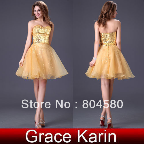 Free shipping GK Short Celebrity Wedding Ball Gown Cocktail Evening dress 8 Sizes CL2513