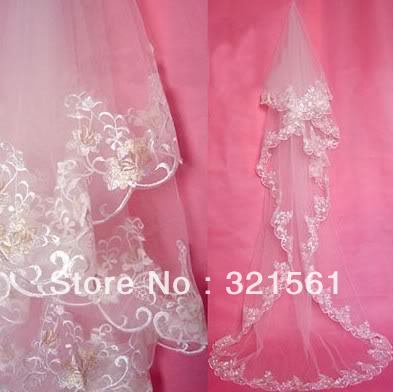 Free shipping Gorgeous wedding dress veils bridal veils for fashion ladies