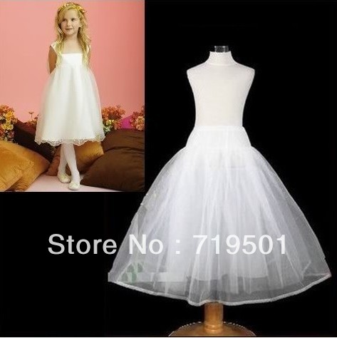 Free shipping Gorgeous white Bridal Kids girls under the skirts of the lining  petticoat wedding dress veils comb fashion ladies