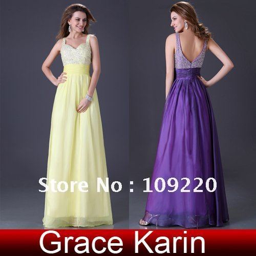 Free shipping!!! Grace Karin 2013 New Stunning Prom Gown Evening Long Dress 8 Size Stock CL3383