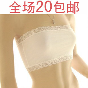 Free shipping H9225 modal antibiotic perspicuousness comfortable lace tube top around the chest tube top