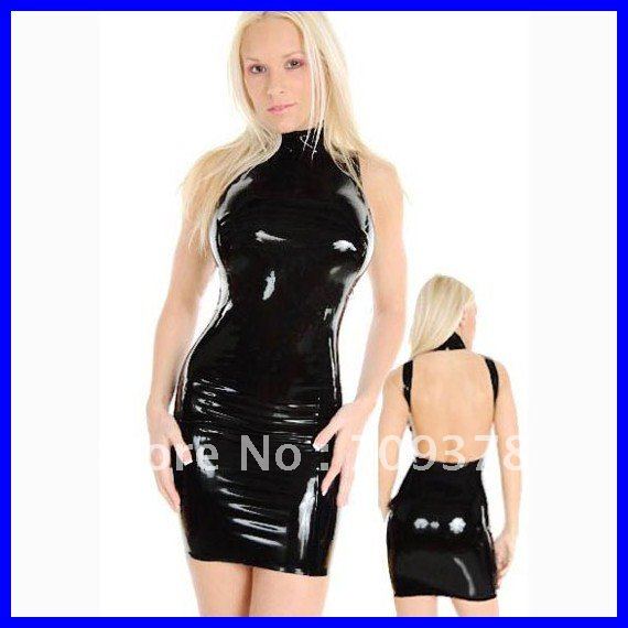 Free shipping Halter Design Worthy Clubwear Faux leather Sexy Clubwear For Women Dress new fashion 2012 Wholesale 10pcs/lot 9122