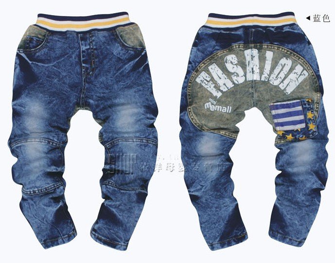 free shipping !  Han edition boy jeans trousers thin of 3382