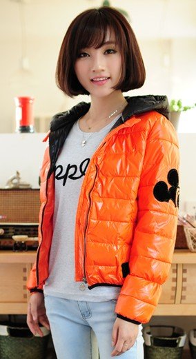 Free shipping! Han2 ban3 brief paragraph down jacket cotton-padded clothes short coat