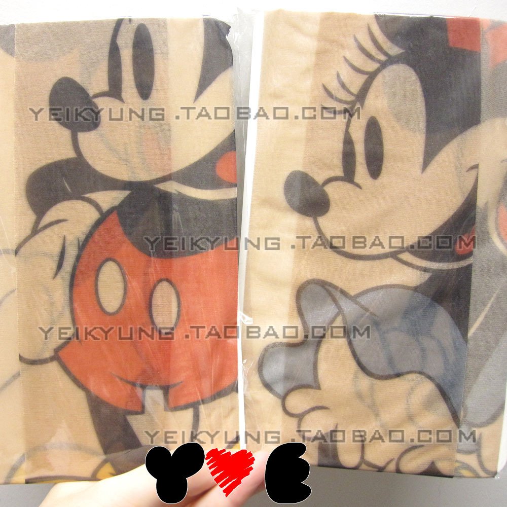 free shipping HARAJUKU mam avantgarde MICKEY MINNIE MICKEY MOUSE stockings 20d