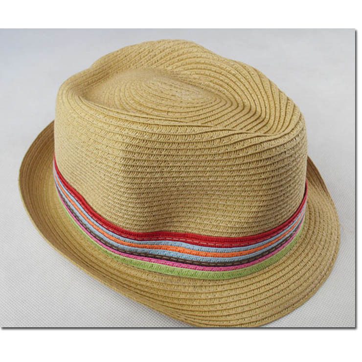 free shipping Hat female straw braid hat fedoras strawhat female jazz hat