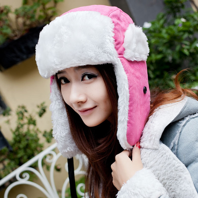 free shipping Hat female winter trend lei feng cap ear protector cap autumn and winter women's thermal winter hat northeast cap