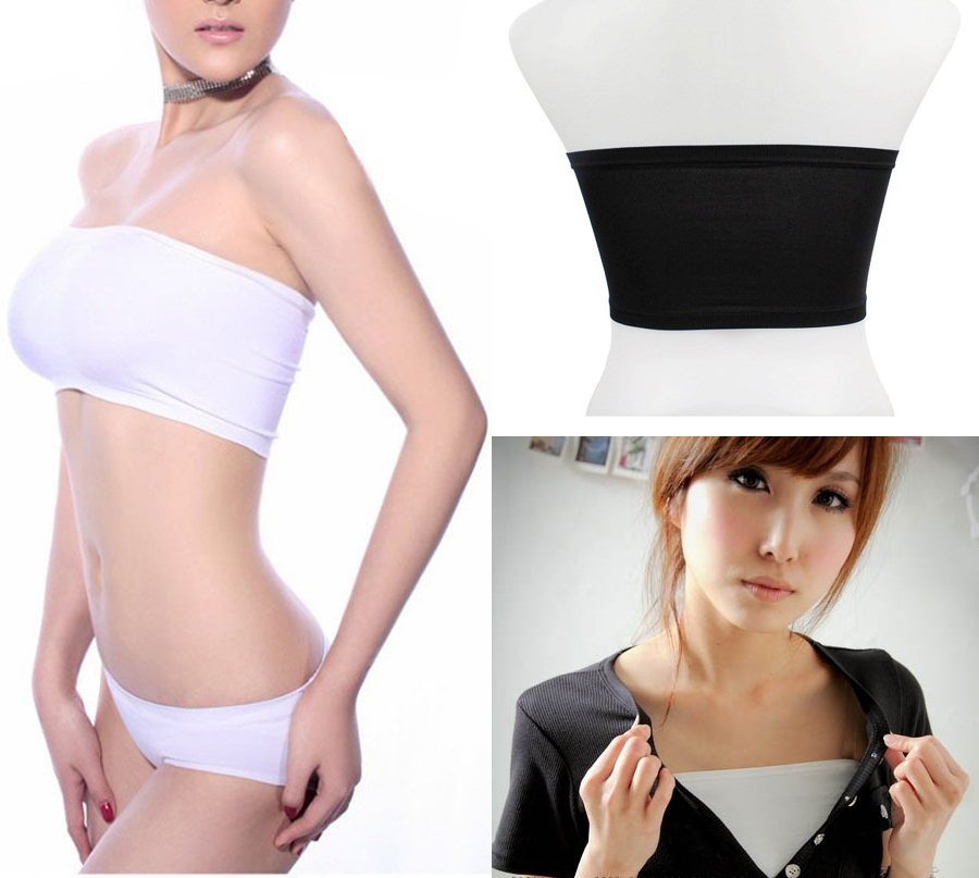 Free shipping High-elastic sexy tube top spaghetti strap basic tube top bra plus size underwear tube top