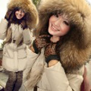 Free Shipping! High-end Customization Oversized Raccoon Fur Collar Fashion Thicken Women Down Jackets Coats,GRYR03