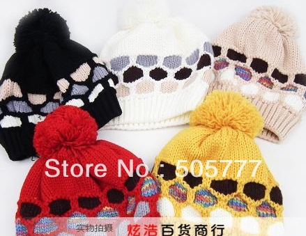 Free shipping! high fashion women's winter warn hat,ladies' warn gorro cap,6colors,cotton cap,knitted hat,Beanies,wholesale