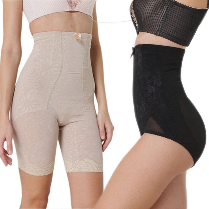 Free shipping High lumbar puncture to the chest under Fat Burning Body pants thin waist and abdomen hip shaping pants