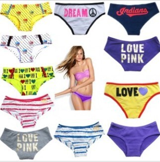 free shipping! HIGH QUALITY excellent cotton sexy letter printed ladies' panties underwear