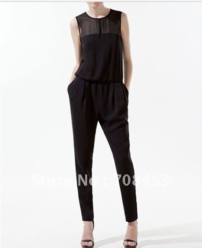 Free shipping high quality fashion cotton trousers /  fashion Jumpsuits /  summer Jumpsuits / Jumpsuits women /  Jumpsuits 2012