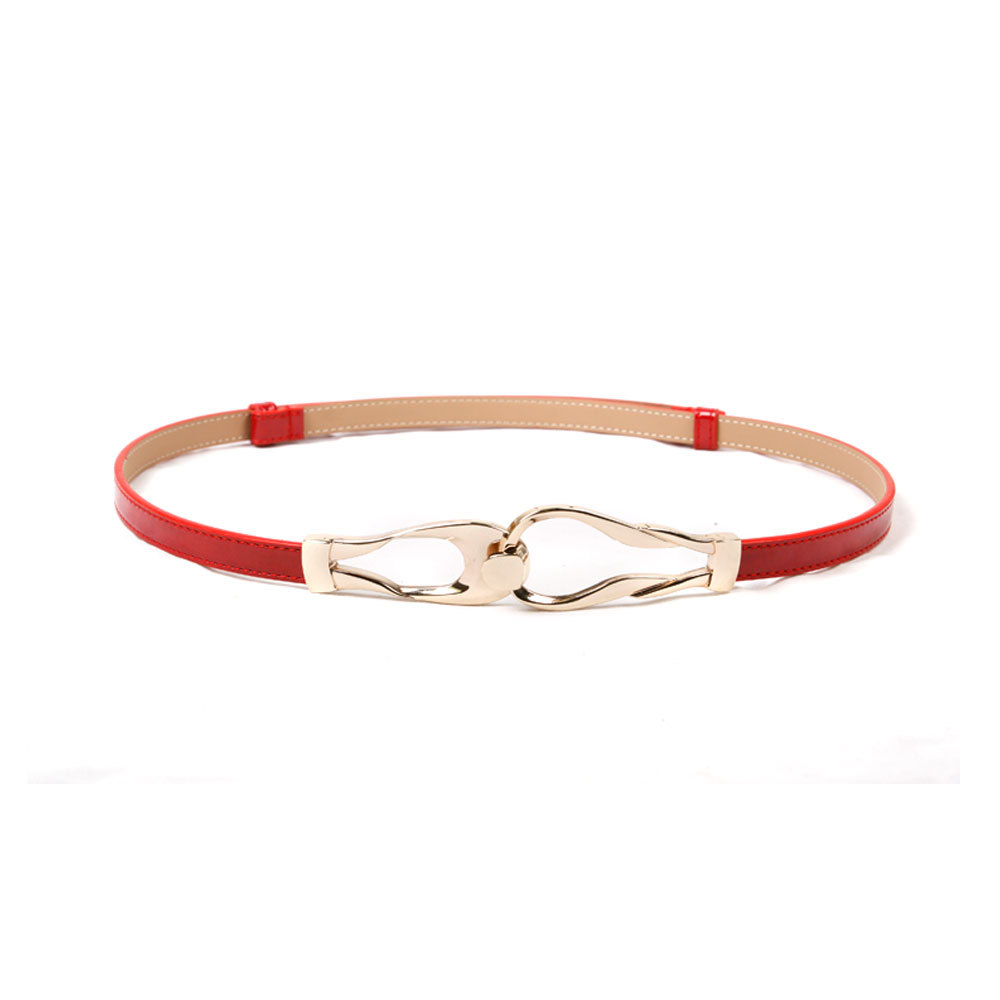 Free shipping high-quality fashion ladies belts Women Gold Toned hardware Patent Leather skinny Belt ghi BT-A171 dki