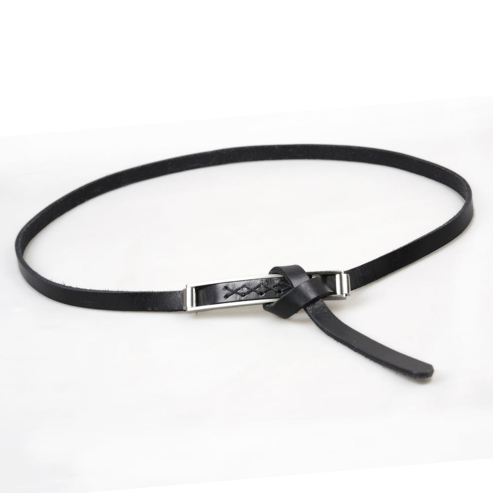 Free shipping high-quality fashion ladies belts Women Knot End Geniune Leather skinny Belt poBT-A170yt